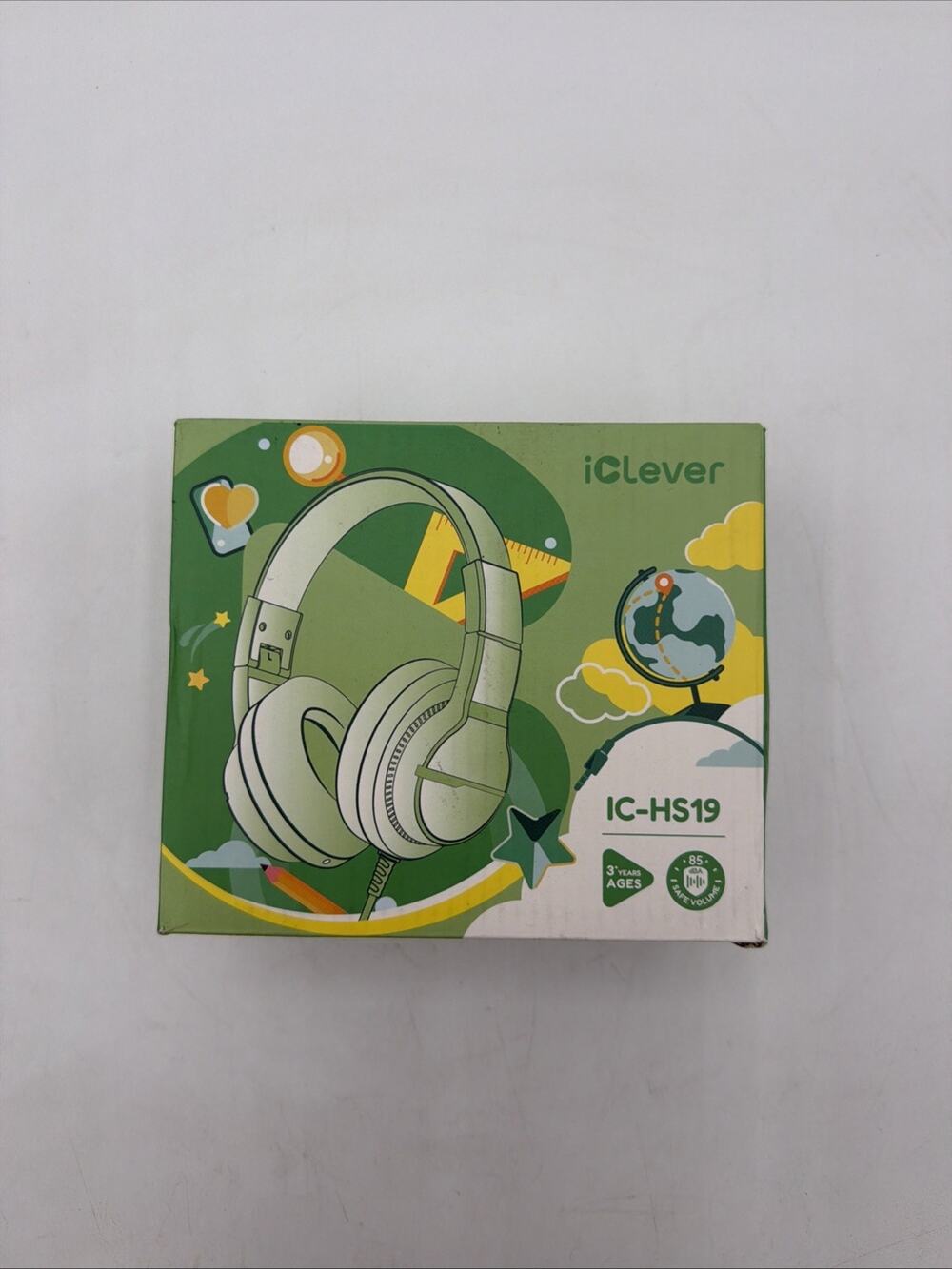 iClever HS19 Kids Headphones with Microphone for School, Safe Volume Nayv